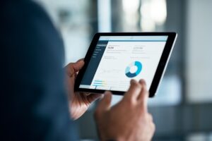 viewing reports on a tablet
