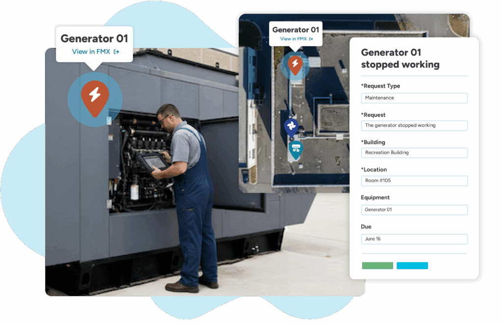 technicians can use work order software mapping features to find work locations quickly