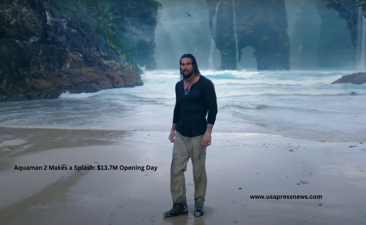 Aquaman 2 Makes a Splash: $13.7M Opening Day